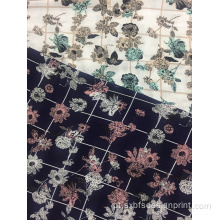 Crepe de rayon 3024s impressão tecida fabirc